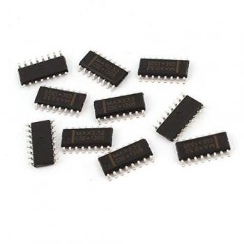 DealMux MAX232CSE Multi‑Channel RS‑232 Transceiver IC (SOP‑16) – 10 Pieces