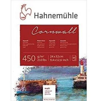 Cornwall 450gsm Watercolor Block – 24x32cm Matte Finish