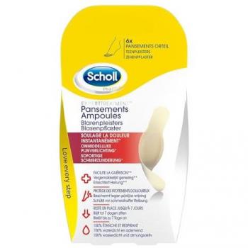 Scholl Pansements Ampoules Orteil Petit Format 6 Pansements