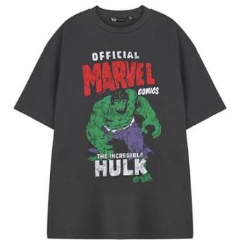 Marvel Manhood Grey Charcoal Shirt – Large, Short Sleeve