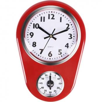 Horloge murale ancienne 8,5 pouces avec minuterie