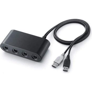 Adaptateur Qumox 4 Ports pour Manette GameCube Compatible Wii U, Nintendo Switch et PC
