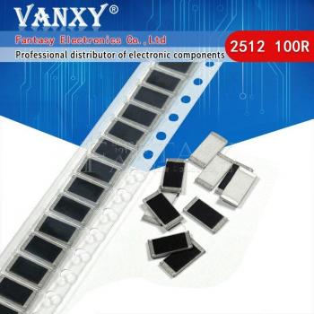 50PCS 2512 SMD Resistor 5% 100 Ohm 1W 100R