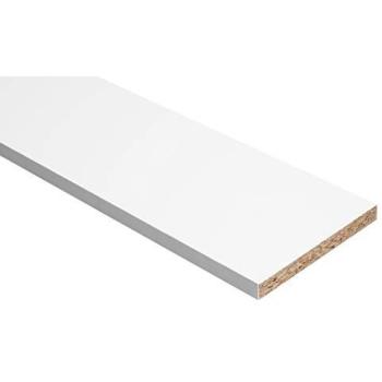 White Melamine Faced Hill Panel – 6 ft by 18 in