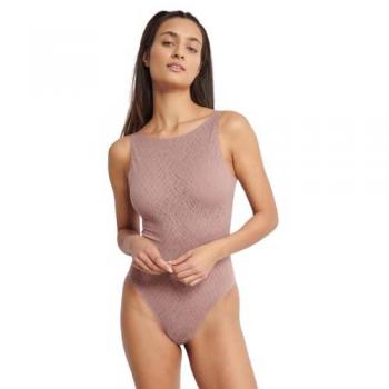 Body Reversible Sloggi Zero Feel Bliss para Mujer - Color Rosa y Marrón, Talla Mediana