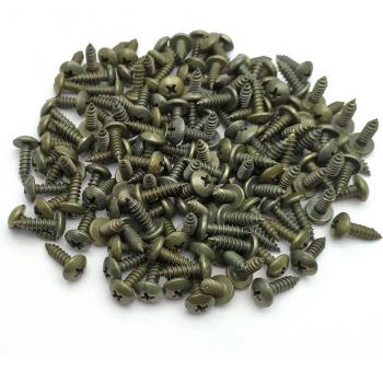 100pcs Plastic-Covered Metal Retaining Screws M4 M5 for Motorbikes