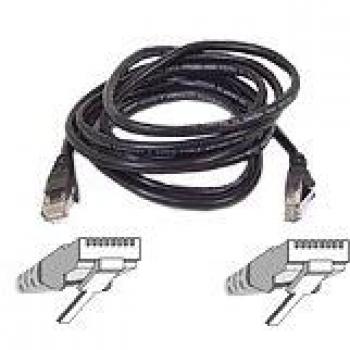 Belkin Ethernetkabel CAT5e 3 m in Schwarz mit RJ45-Stecker