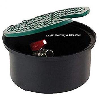 Bouche d'arrosage ronde avec robinet 3/4'' 20 cm