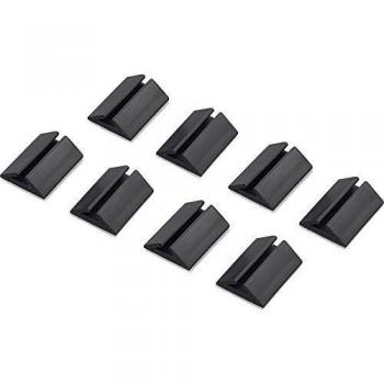 TRU Components 617164-BK Supporto per cavi autoadesivo 1282781 Intervallo Ø fascio 2.50 fino a 3.00 mm Nero 8 pz