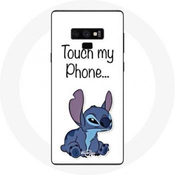 Étui Mignon Lilo et Stitch pour Galaxy Note 9 - Fond Blanc