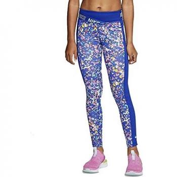 Nike G One Tight JDIY Pantaloni Bambina Hyper Blue/Emerald Rise L