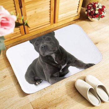 Cute Dogs Bull Terrier Floor Mat - Indoor/Outdoor 40x60cm