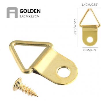 50PCS D-Ring Hooks for Hanging Art and Photos
