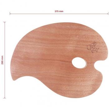 Ellipses Thumb Hole Art Palette for Oil Painting