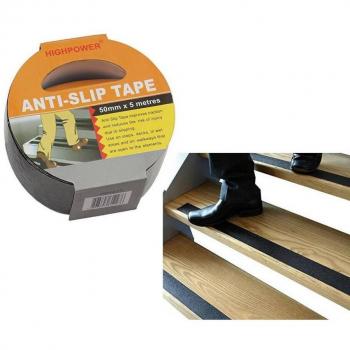 Nastro Antiscivolo per Scale in Legno 5mt 50mm