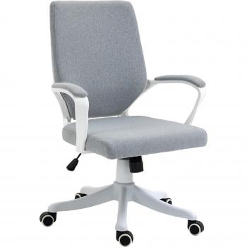 Vinsetto Sedia Da Ufficio Ergonomica Con Altezza Regolabile E Funzione Dondolo - Grigio