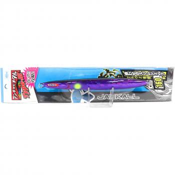 Purple Anchovy‑Style Jackall Metal Jig, 160 g – Type 3 Flutter