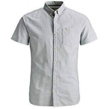 JACK&JONES Camisa Larga Corta Vestir Casual Rayas 21787
