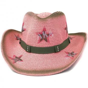 Straw Cowboy Hat for Sun Protection