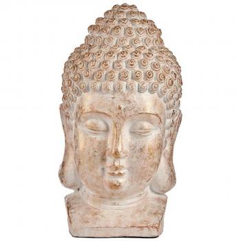 Ibergarden Deko Buddha Kopf aus Polyresin