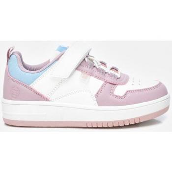 XTI Kinder Sneakers 150763 Violett – Sportliche Schnür- und Klettschuhe – Bequemer Urbaner Stil