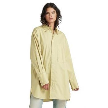 Camicia Donna Oversized Boyfriend Verde Leek Maniche Lunghe G-Star Raw XL