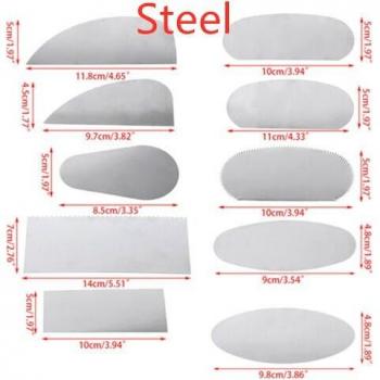 10PCS Steel Ceramic Cutter and Scraper Tools