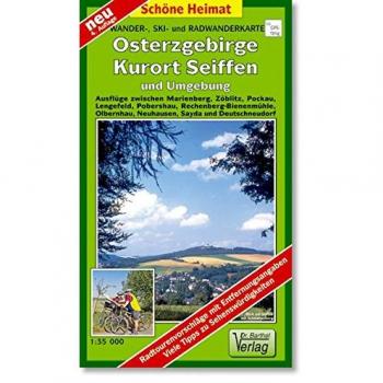 Doktor Barthel Wander- und Radwanderkarten, Osterzgebirge, Kurort Seiffen und Umgebung