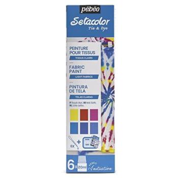 Pebeo Palette Textile Initiation – Ensemble 6×20 ml