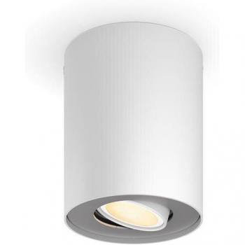 Philips Hue Bluetooth White Ambiance Deckenspot Pillar in Weiß 4,2W 350lm GU10 inkl. Dimmschalter
