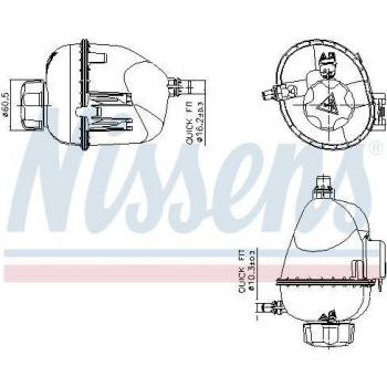 Nissens 996317 Expansion Tank
