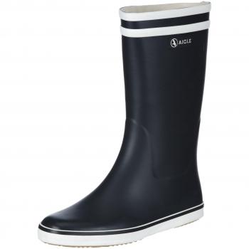 Aigle Damen Malouine Bt Gummistiefel, Blau Marine Blanc, 40 EU