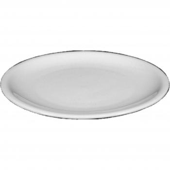 Seltmann 001.448601 Compact Porzellan Brotteller, Rund, Weiß, 17cm Durchmesser, 1,7cm Höhe (6 Stück)