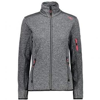 CMP Mesh-Fleece Strickjacke, leicht & atmungsaktiv – Anthracit Glacier