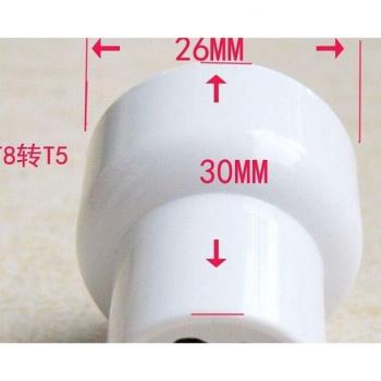 Adaptateur de lampe T8 à T5, 5 pièces pour tube lumineux