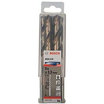 Bosch HSS-Co Cobalt Drill Bit 13mm Pack of 5
