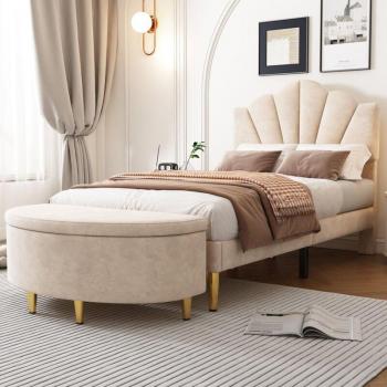 Banquette Chic Beige 90x200 cm