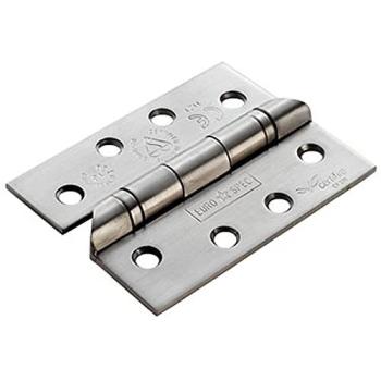 Metallic Finish 13‑Ball Bearing Hinges – 102 × 76 × 3 mm (Interior)