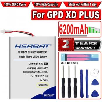 HSABAT 6200mAh Hochleistungsbatterie für GPD XD Plus