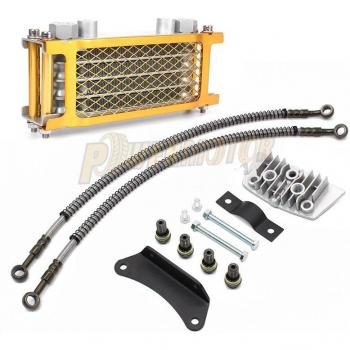 70cc Horizontal Motorcycle Engine with Oil Cooling Radiator