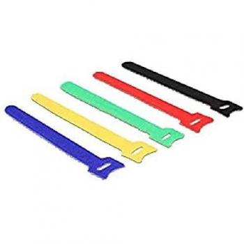 Material de instalación Delock - Cinta de velcro de colores L 150 x W 12 mm, paquete de 10 piezas