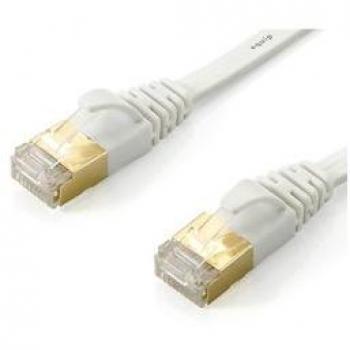 Clarity Cat6A Patchkabel (S/FTP, 2xRJ45, 2,0 m, flach), gelb