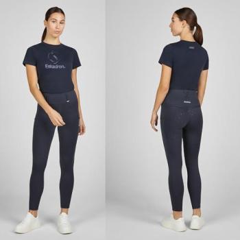 Eskadron Reitleggings Damen Full‑Grip Flex Core Classic Reithose Navy S – Kavalio Edition
