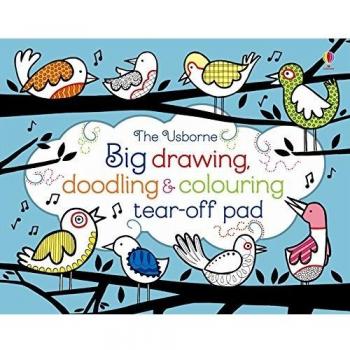Big Drawing and Colouring pad by Fiona Watt