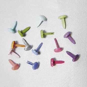 100Pcs Mini Round Iron Brads for Scrapbooking