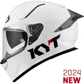 Casco KYT R2R Plain Blanco Talla XS
