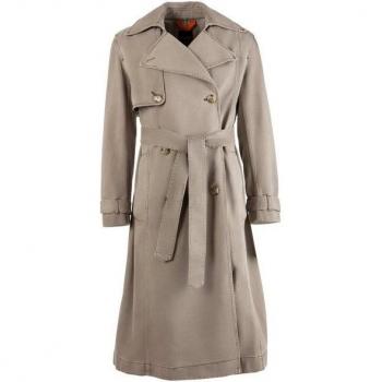 Trench Coat BOSS Donna Grigio Taglia 44