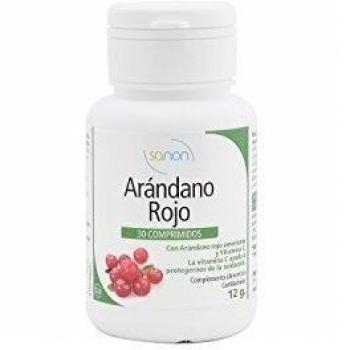SANON Arándano rojo americano y vitamina C 30 comprimidos de 400 mg