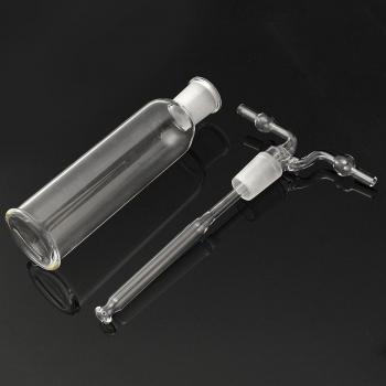 Botella de lavado de Gas para laboratorio Monteggia 250ml - Cristalería porosa, material educativo en Química