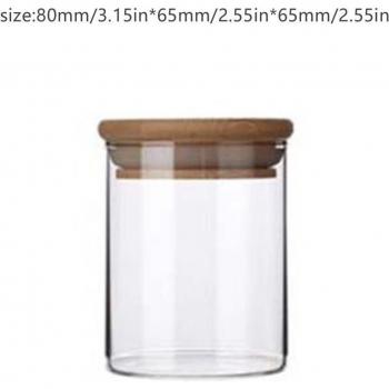 Latas de té rectas de vidrio